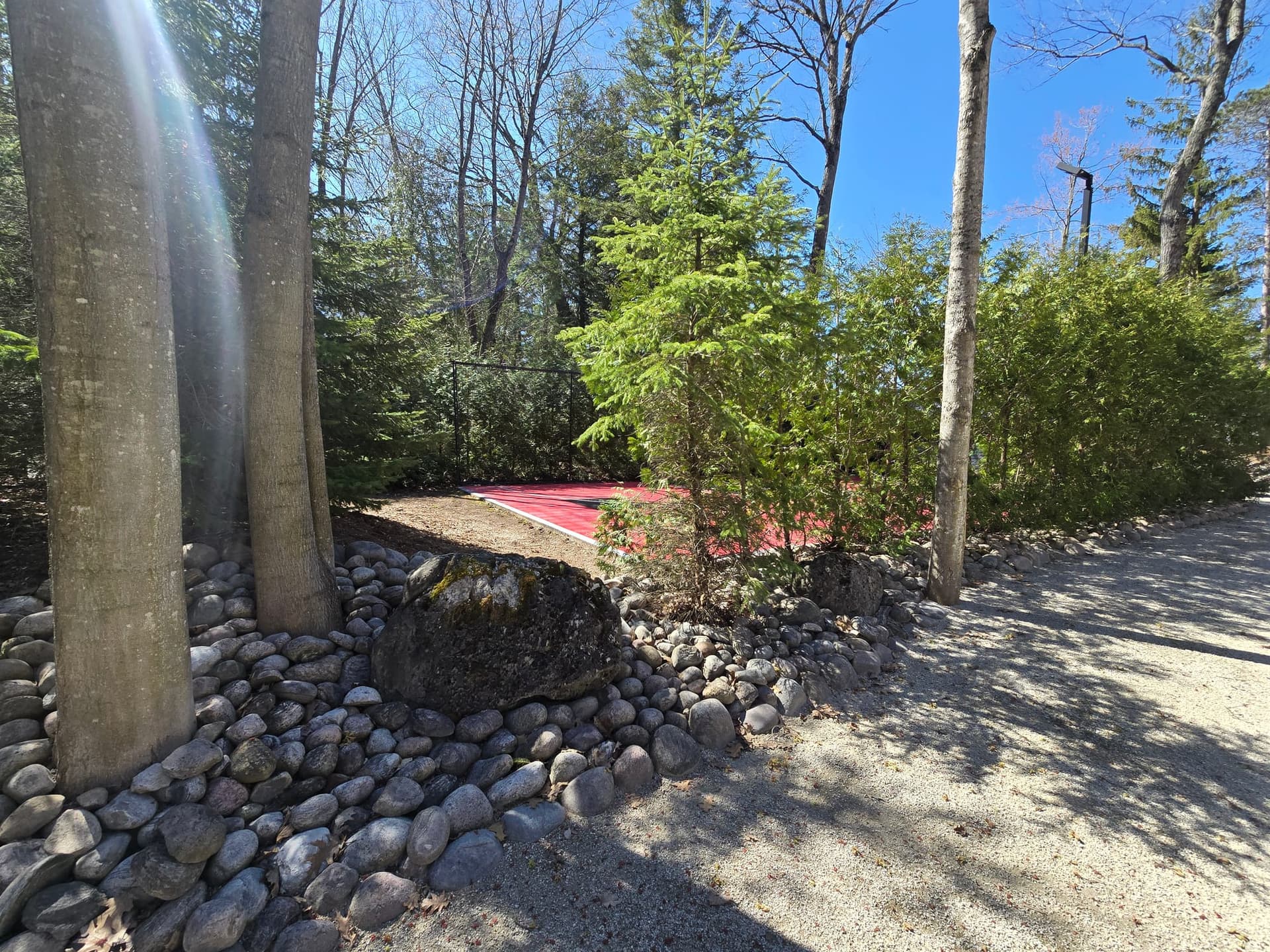 Redi-Rock installation by Stuart Thomas Construction — 20260508 105220. Materials supplied by The Sarjeant Co.