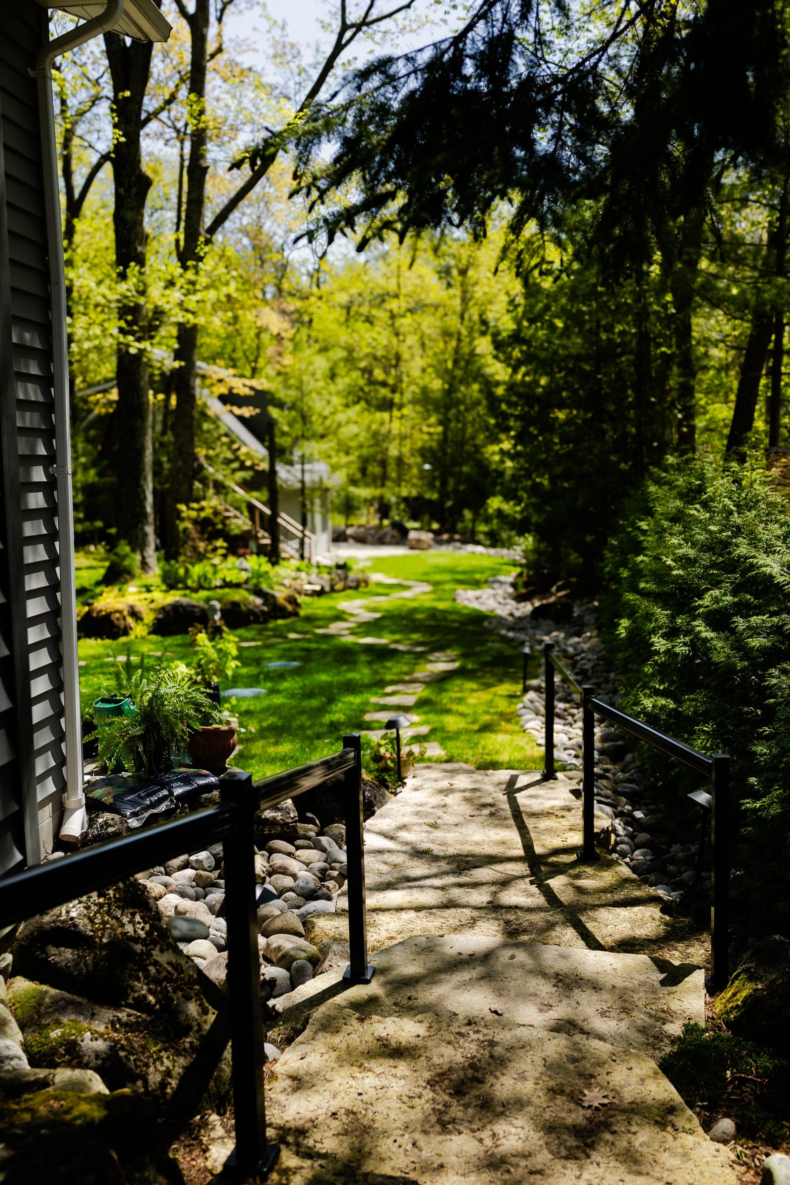 Stuart Thomas Construction — armour stone and retaining wall project in South Georgian Bay — Stc 042