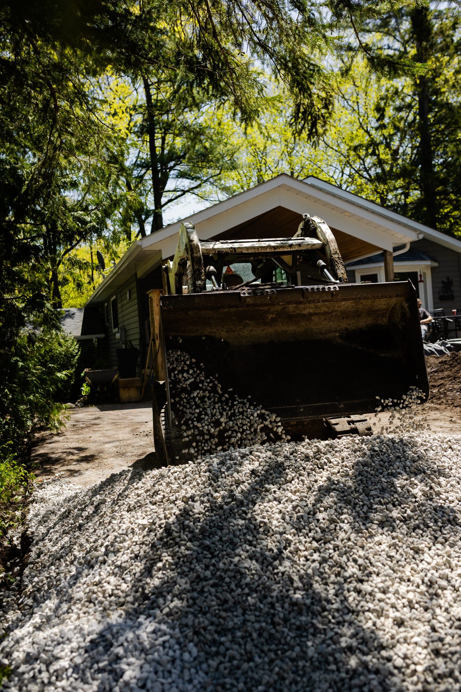 Stuart Thomas Construction — armour stone and retaining wall project in South Georgian Bay — Stc 105