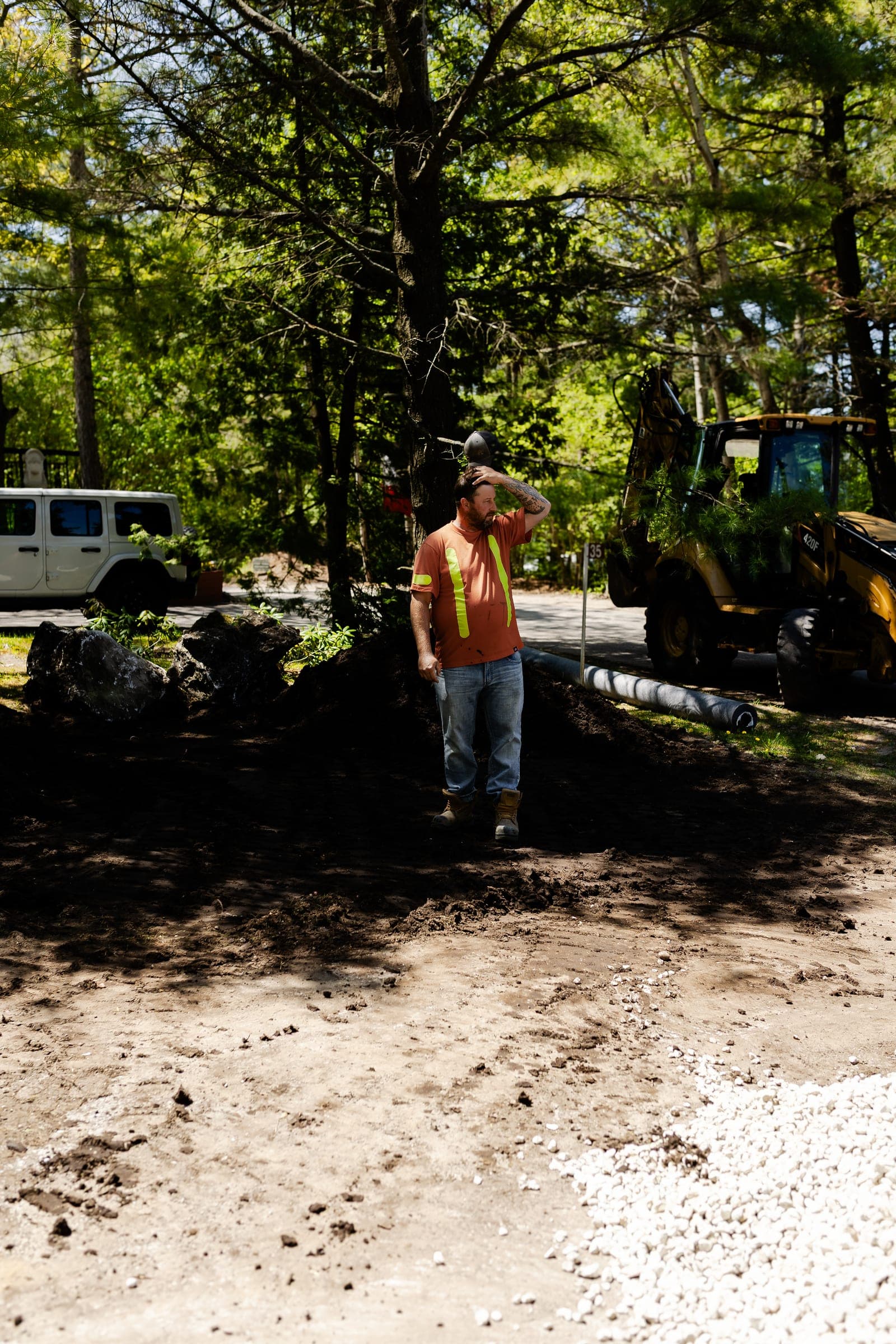 Stuart Thomas Construction — armour stone and retaining wall project in South Georgian Bay — Stc 164