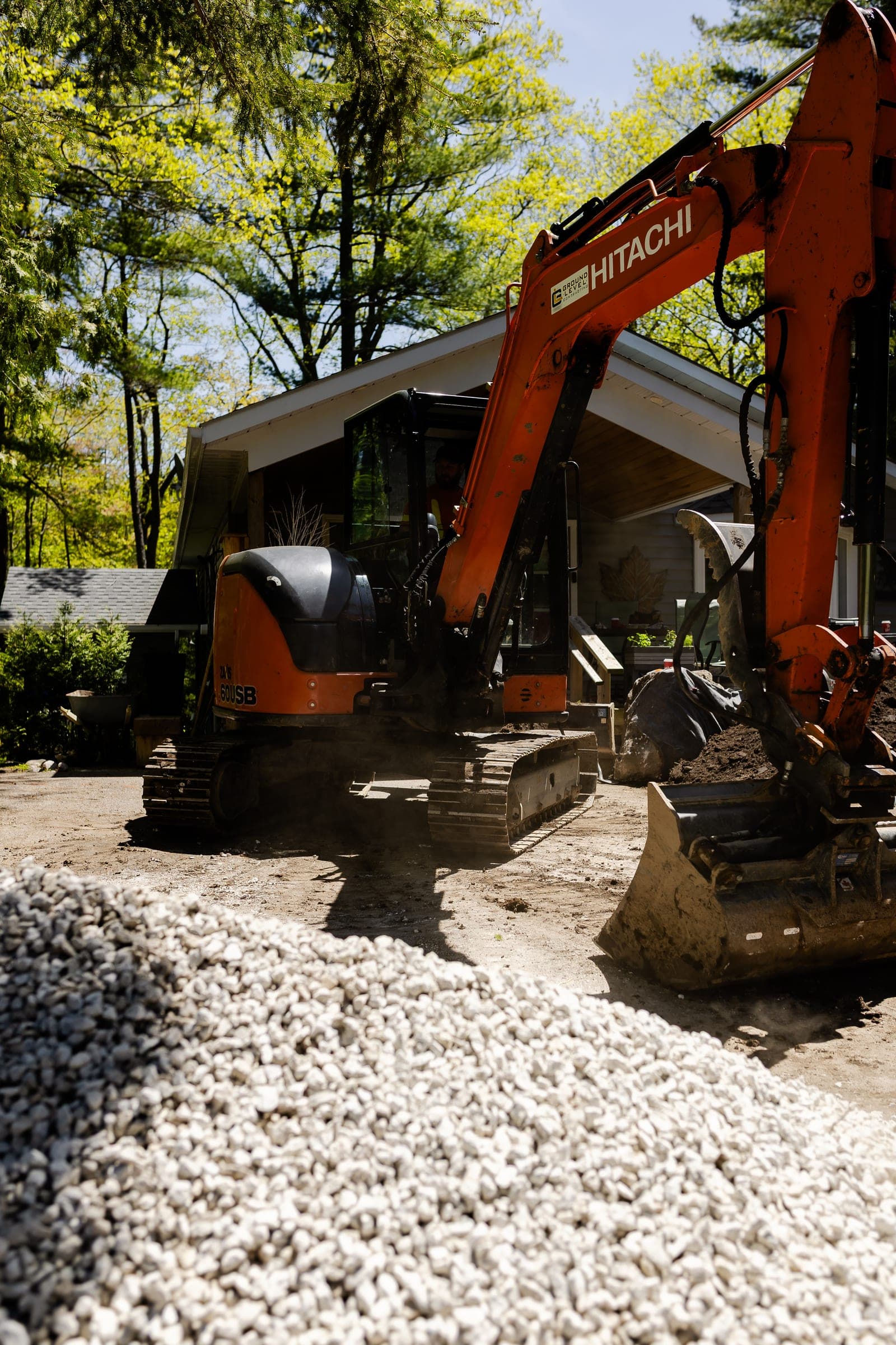Stuart Thomas Construction — armour stone and retaining wall project in South Georgian Bay — Stc 292
