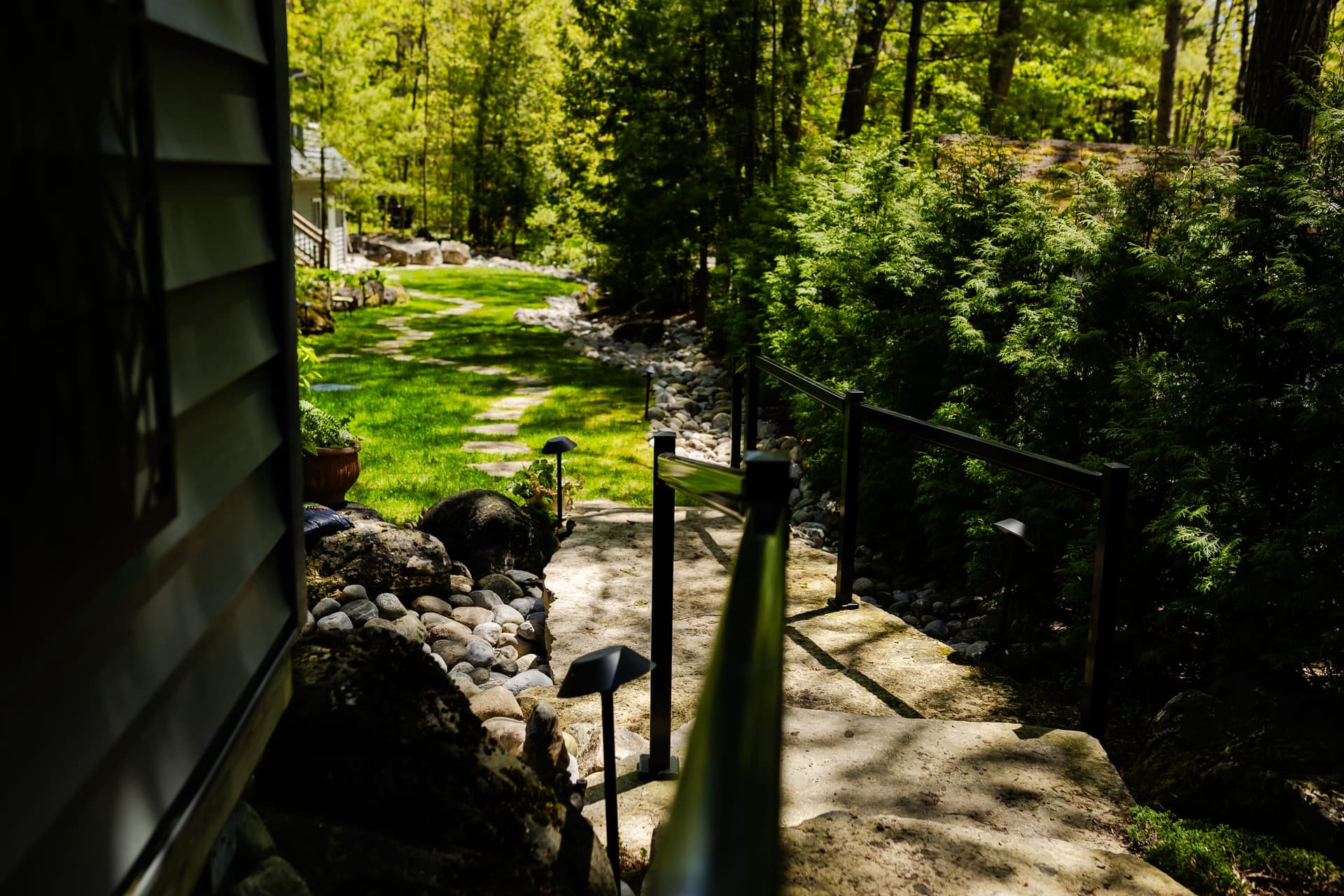 Stuart Thomas Construction — waterfront stone work in South Georgian Bay — Stc 313